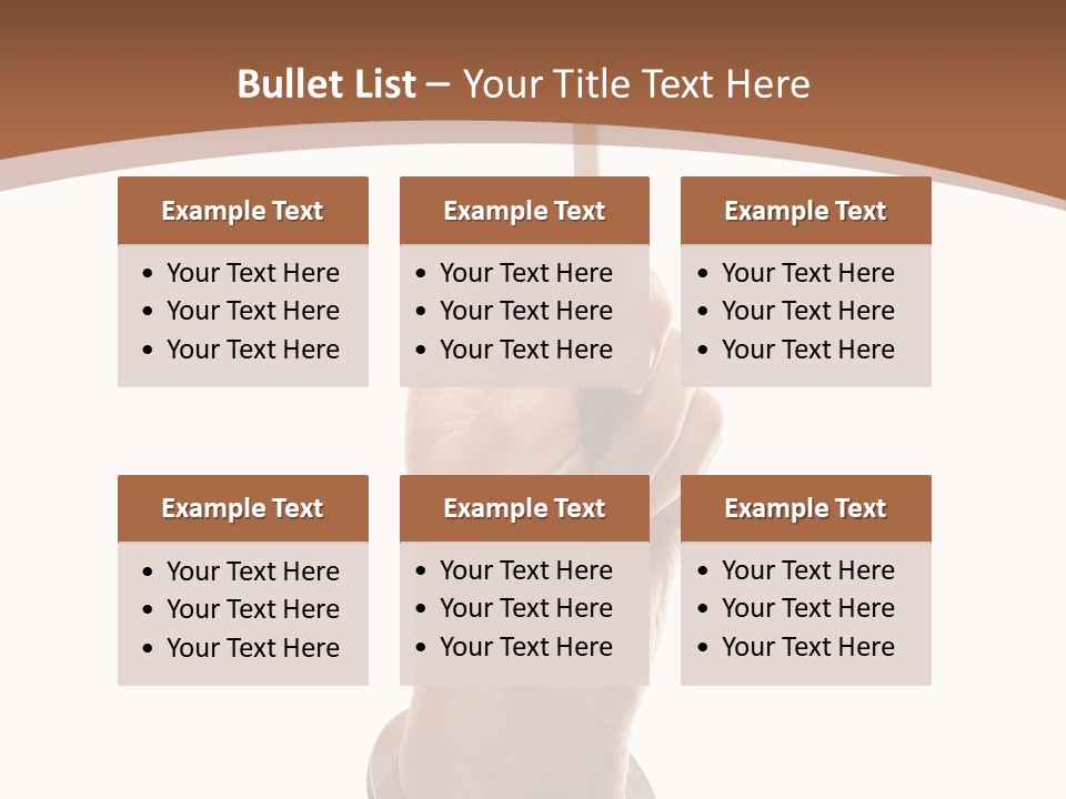 Displaying Text Field Blank PowerPoint Template
