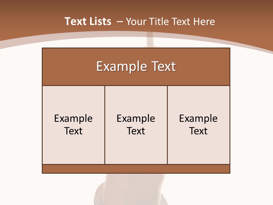 Displaying Text Field Blank PowerPoint Template