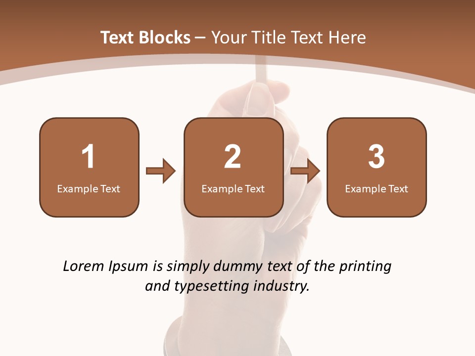 Displaying Text Field Blank PowerPoint Template