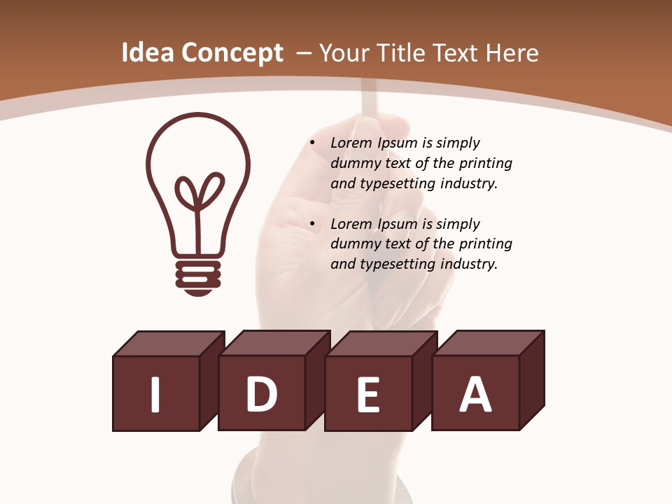 Displaying Text Field Blank PowerPoint Template