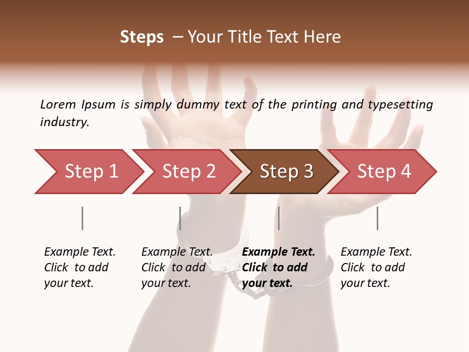 Villain Lawbreaker White PowerPoint Template