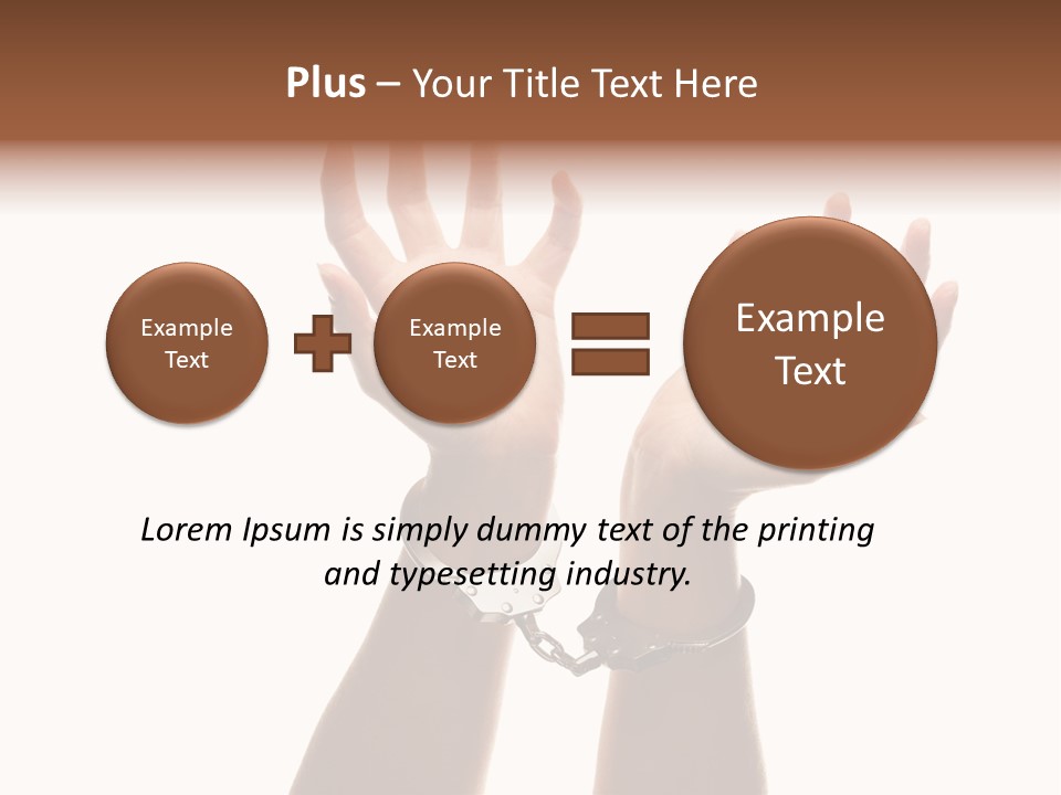 Villain Lawbreaker White PowerPoint Template