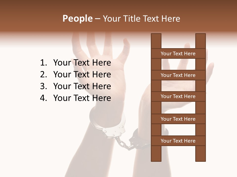 Villain Lawbreaker White PowerPoint Template