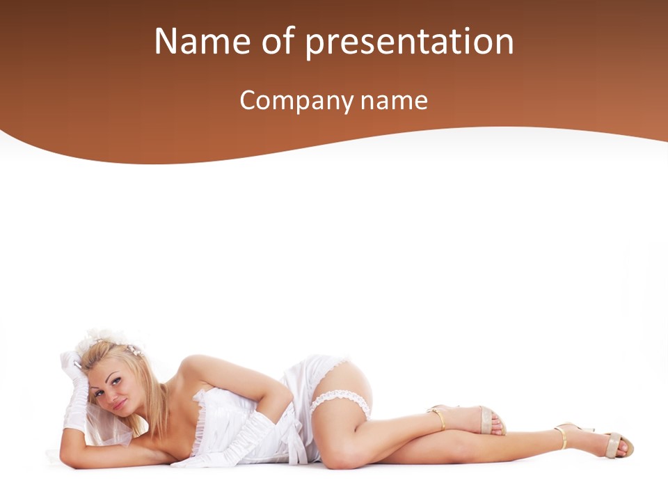 Sexy Lady Sensuality PowerPoint Template