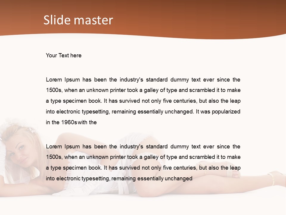 Sexy Lady Sensuality PowerPoint Template