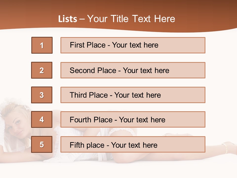 Sexy Lady Sensuality PowerPoint Template