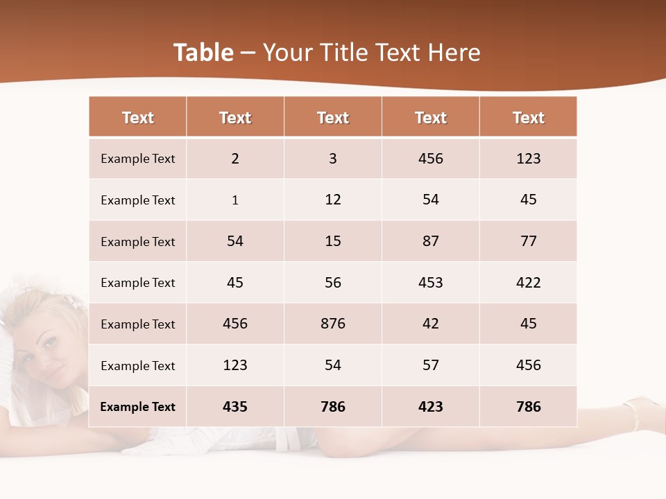 Sexy Lady Sensuality PowerPoint Template