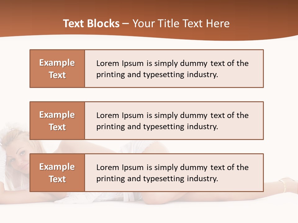 Sexy Lady Sensuality PowerPoint Template