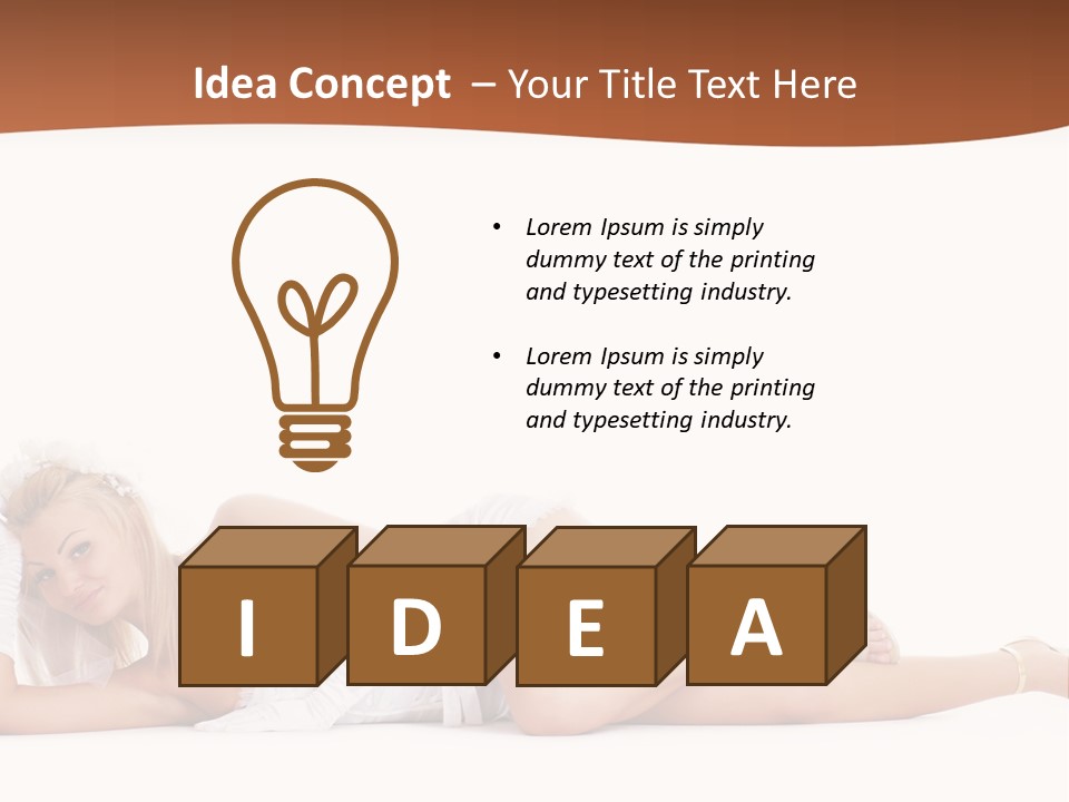 Sexy Lady Sensuality PowerPoint Template