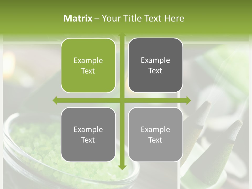 Closeup White Healthy PowerPoint Template