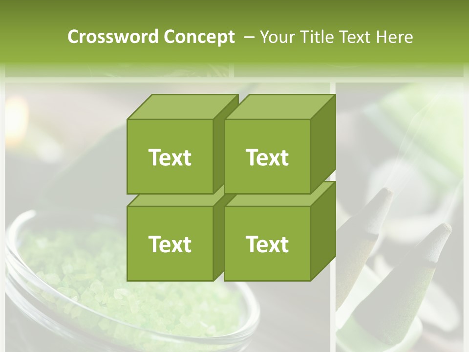 Closeup White Healthy PowerPoint Template
