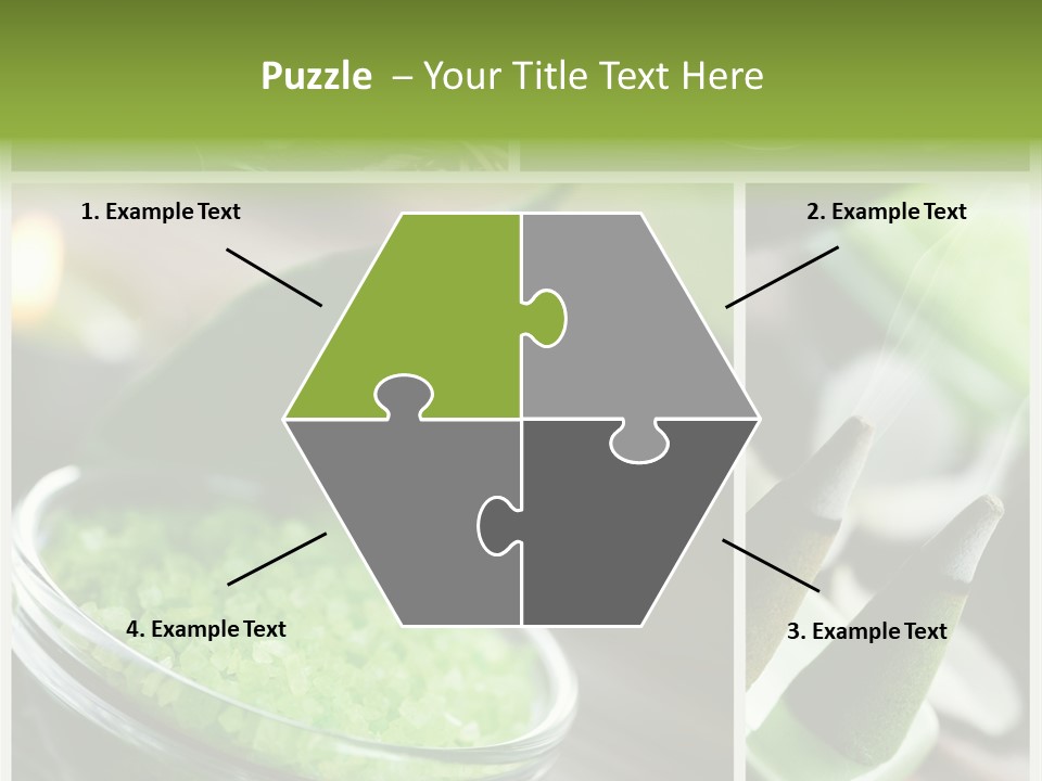 Closeup White Healthy PowerPoint Template