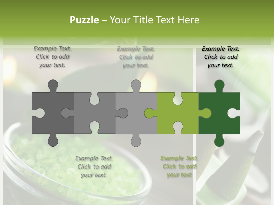 Closeup White Healthy PowerPoint Template