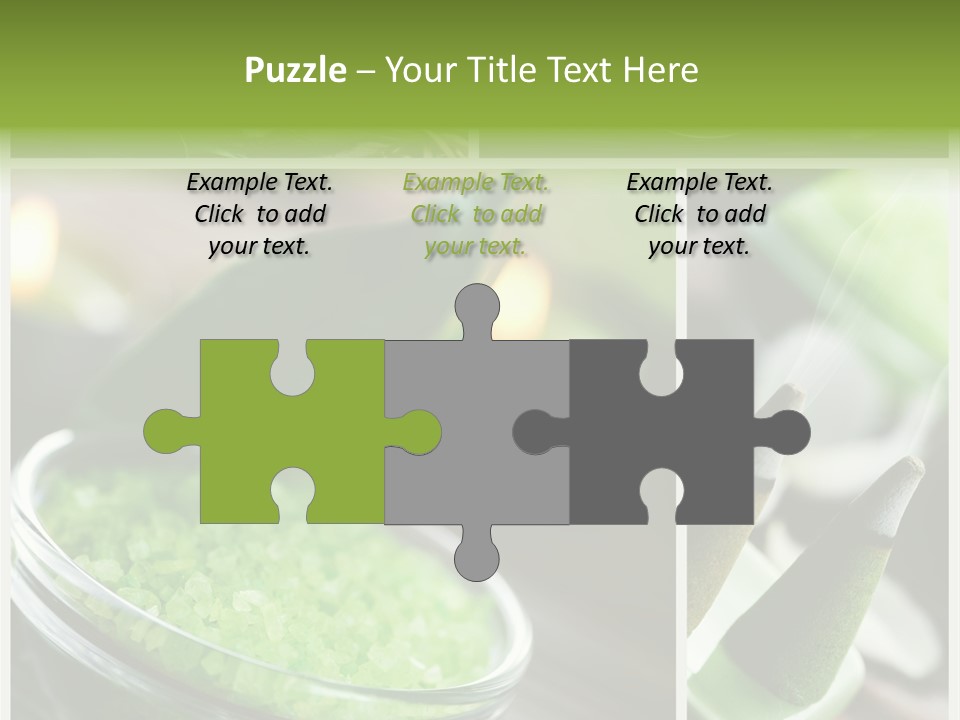 Closeup White Healthy PowerPoint Template