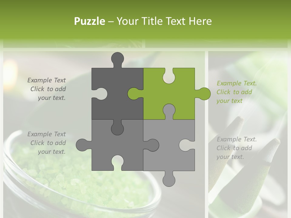 Closeup White Healthy PowerPoint Template