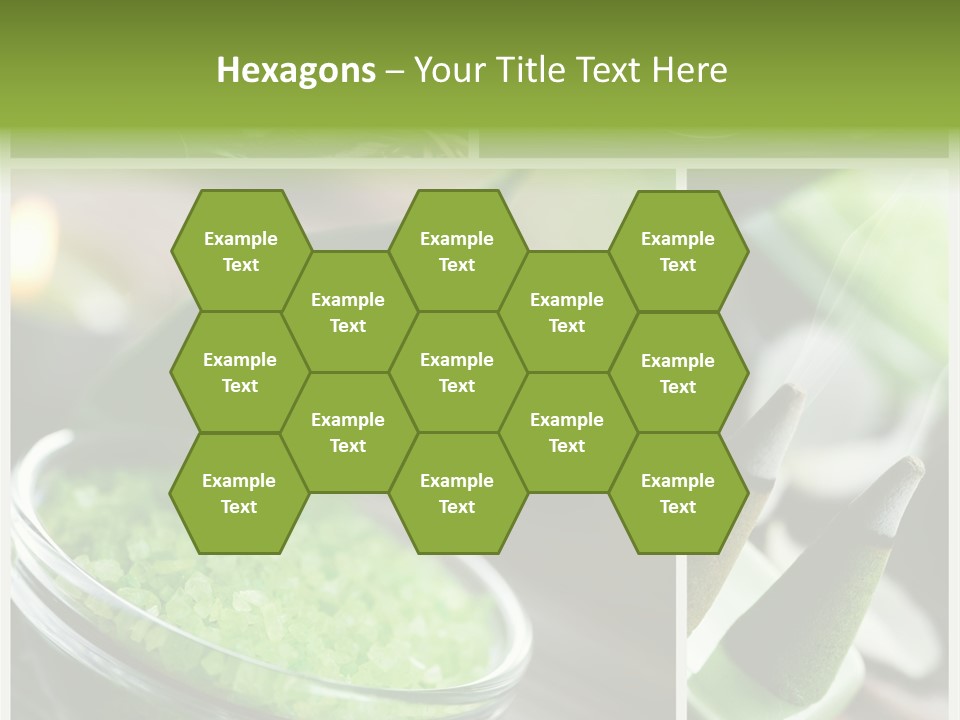 Closeup White Healthy PowerPoint Template