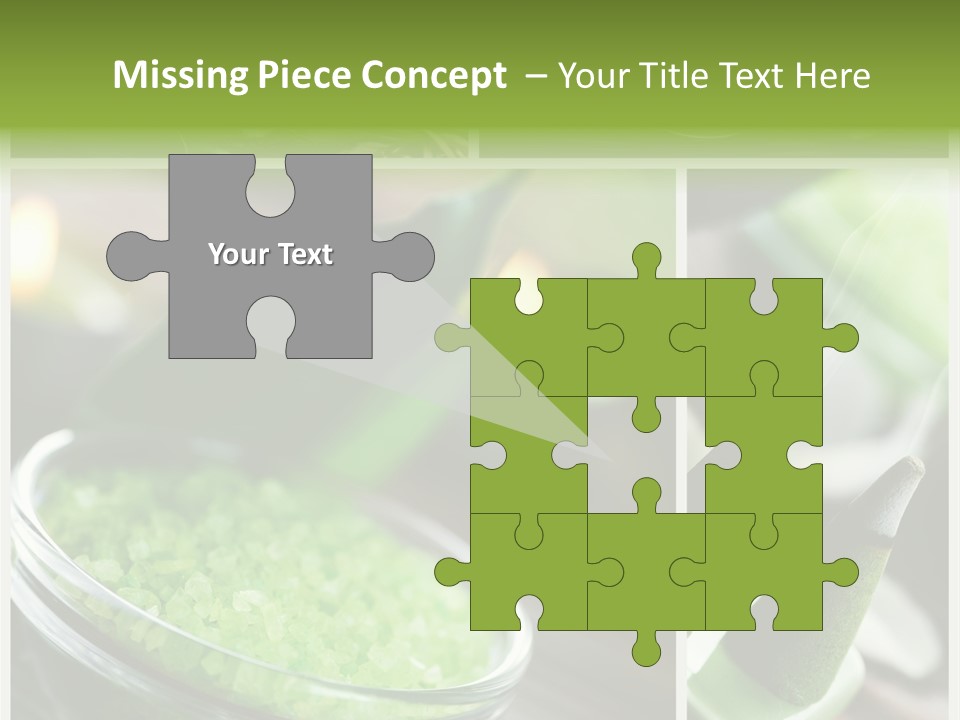 Closeup White Healthy PowerPoint Template