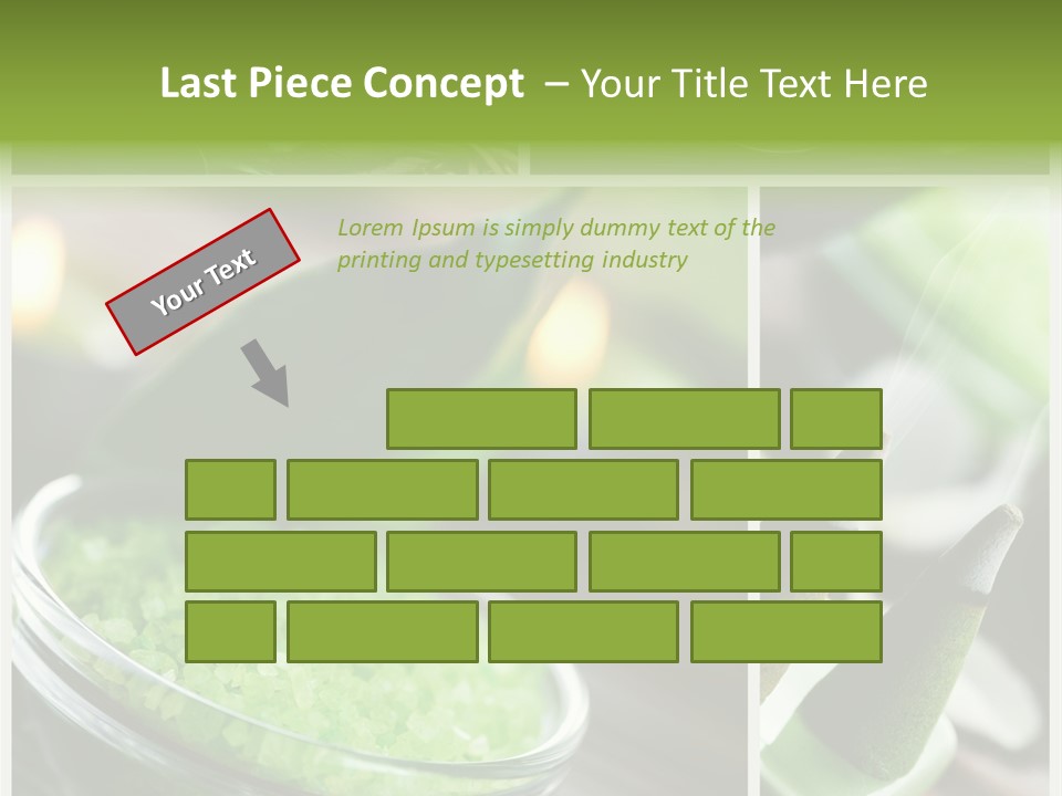 Closeup White Healthy PowerPoint Template