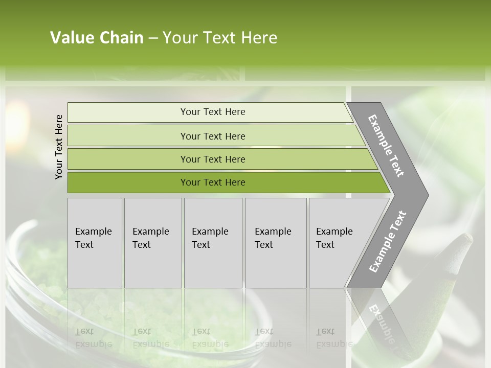 Closeup White Healthy PowerPoint Template