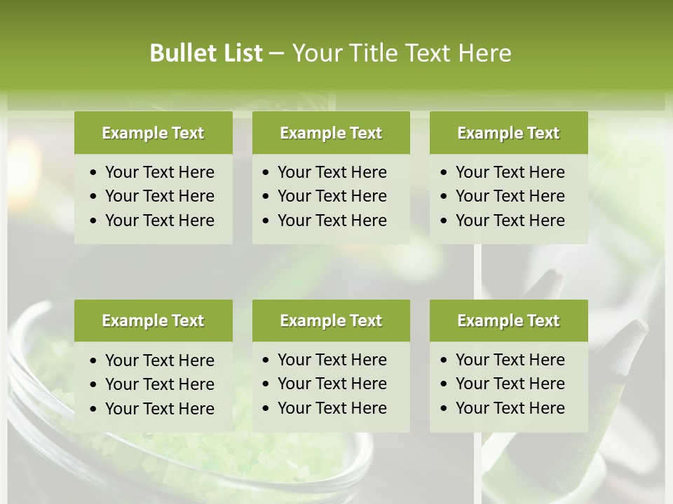 Closeup White Healthy PowerPoint Template