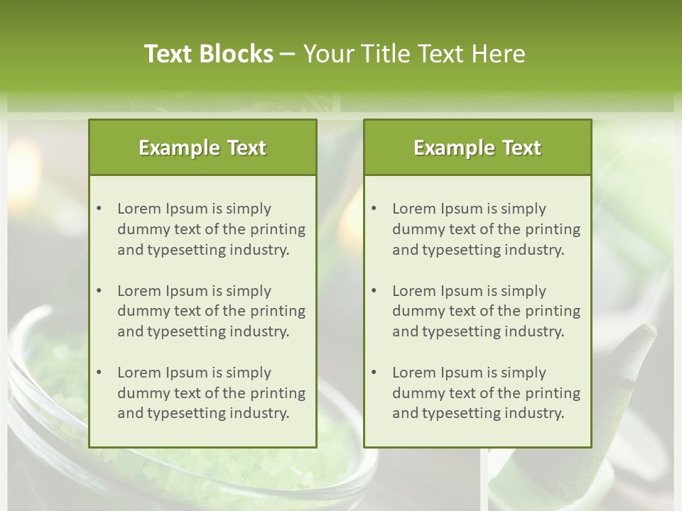 Closeup White Healthy PowerPoint Template