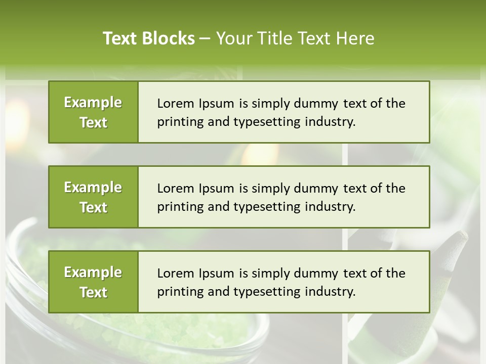 Closeup White Healthy PowerPoint Template
