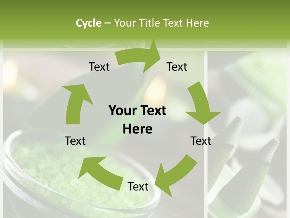Closeup White Healthy PowerPoint Template