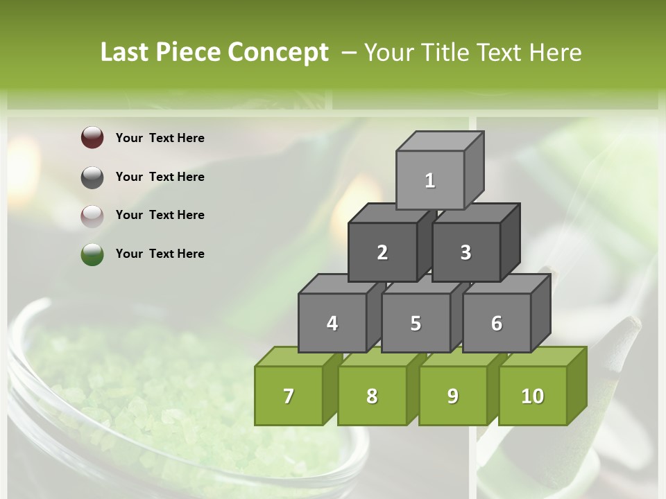 Closeup White Healthy PowerPoint Template