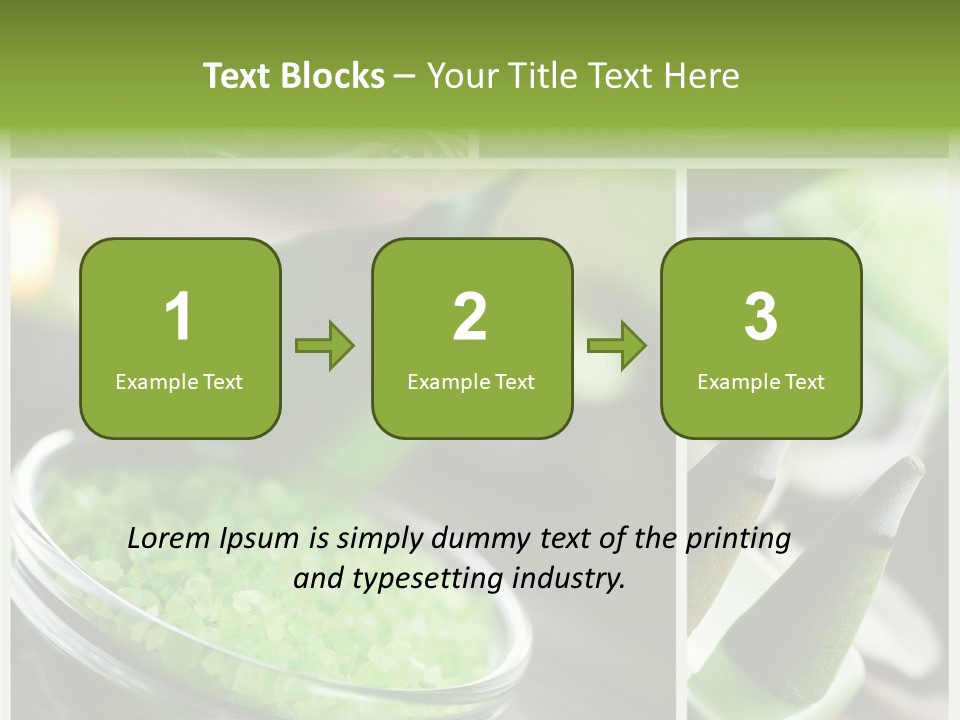 Closeup White Healthy PowerPoint Template