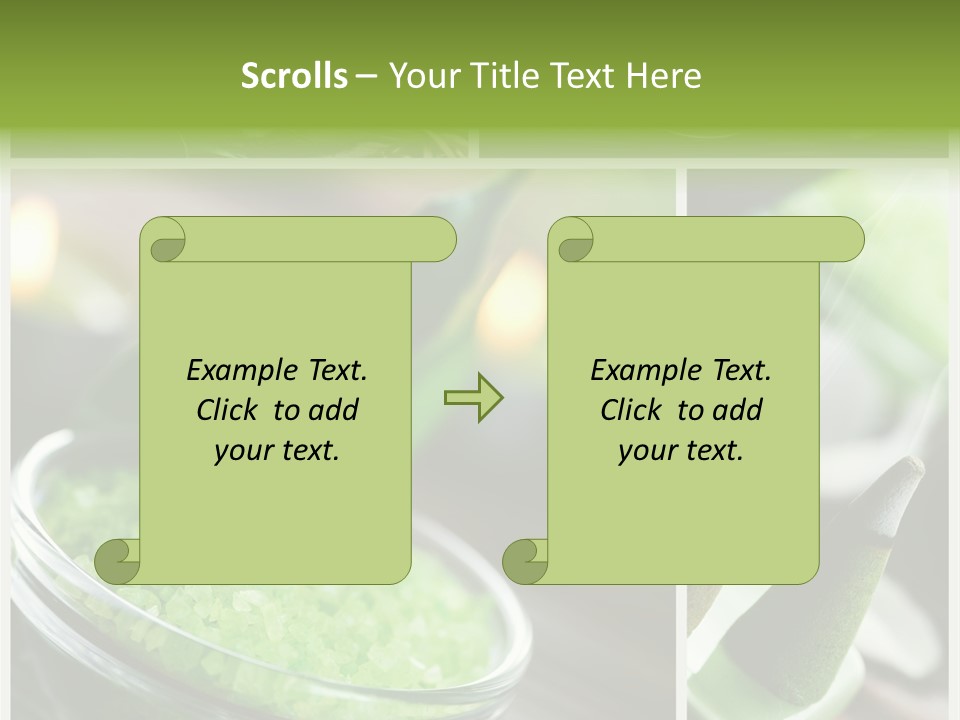 Closeup White Healthy PowerPoint Template