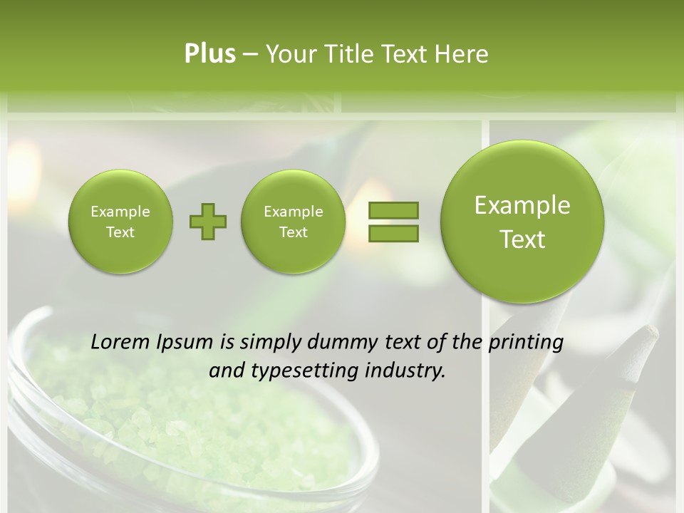 Closeup White Healthy PowerPoint Template