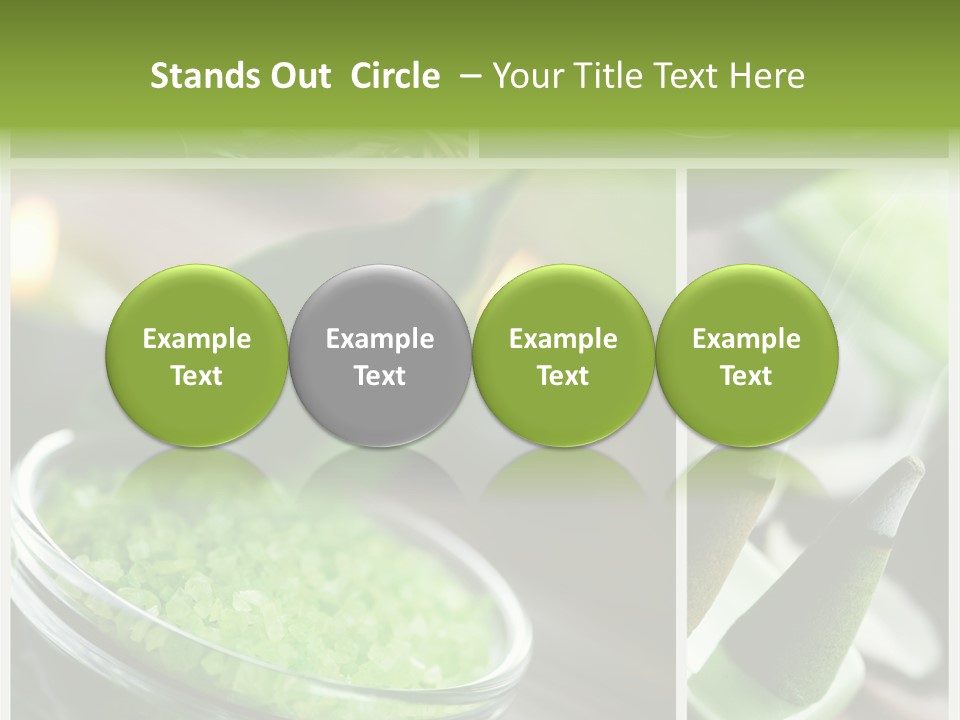 Closeup White Healthy PowerPoint Template