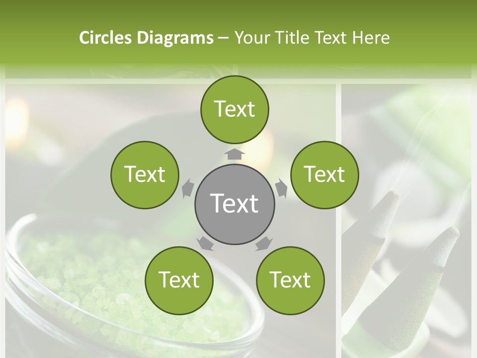 Closeup White Healthy PowerPoint Template