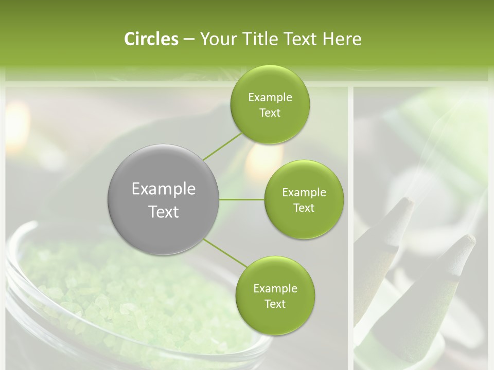 Closeup White Healthy PowerPoint Template