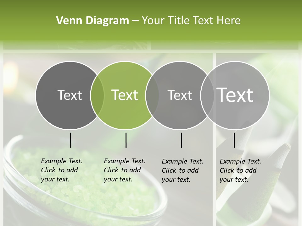 Closeup White Healthy PowerPoint Template