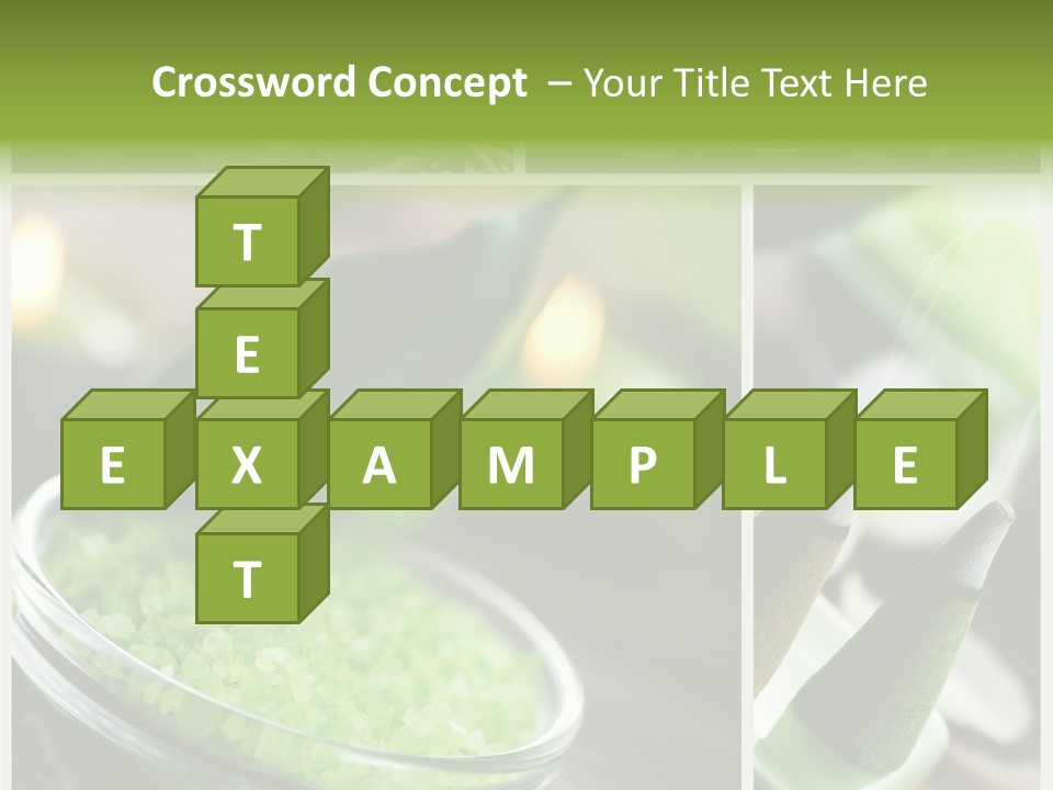 Closeup White Healthy PowerPoint Template