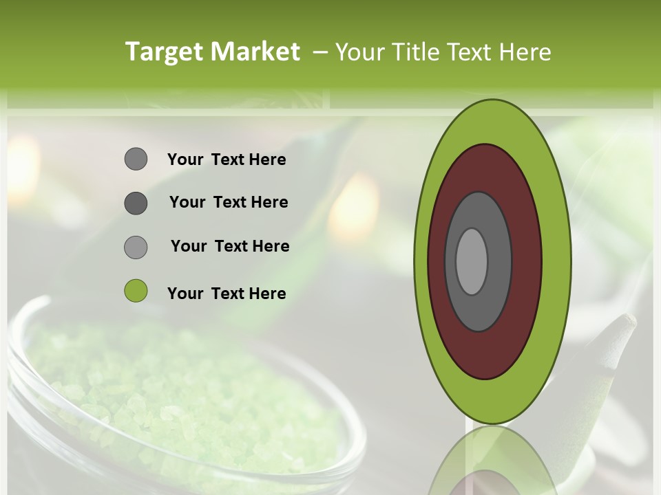 Closeup White Healthy PowerPoint Template