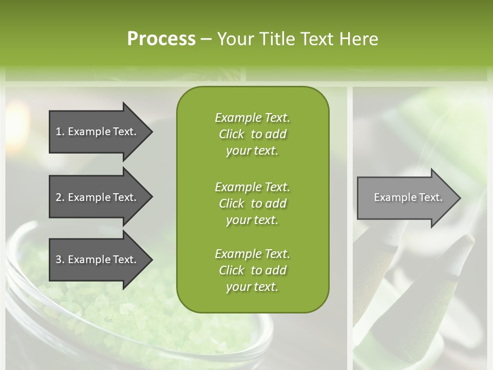 Closeup White Healthy PowerPoint Template