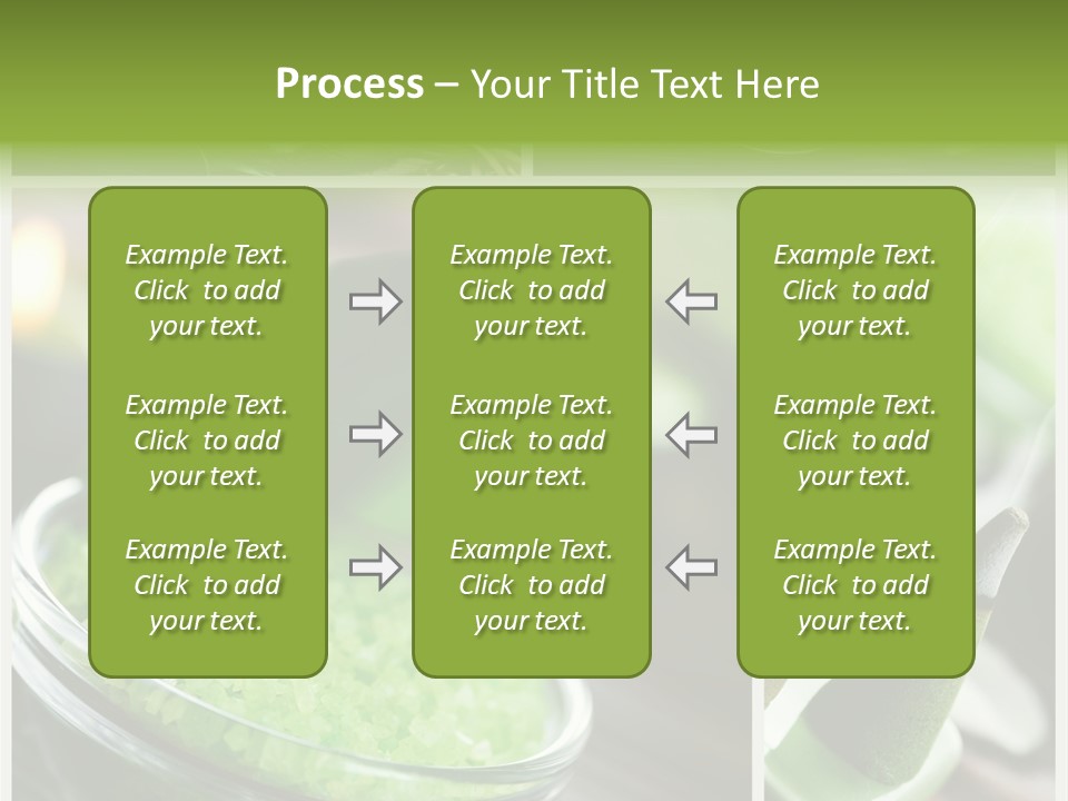 Closeup White Healthy PowerPoint Template