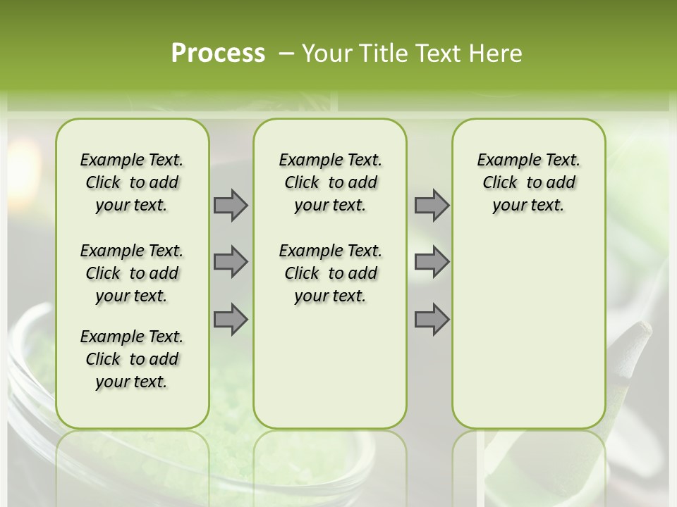 Closeup White Healthy PowerPoint Template