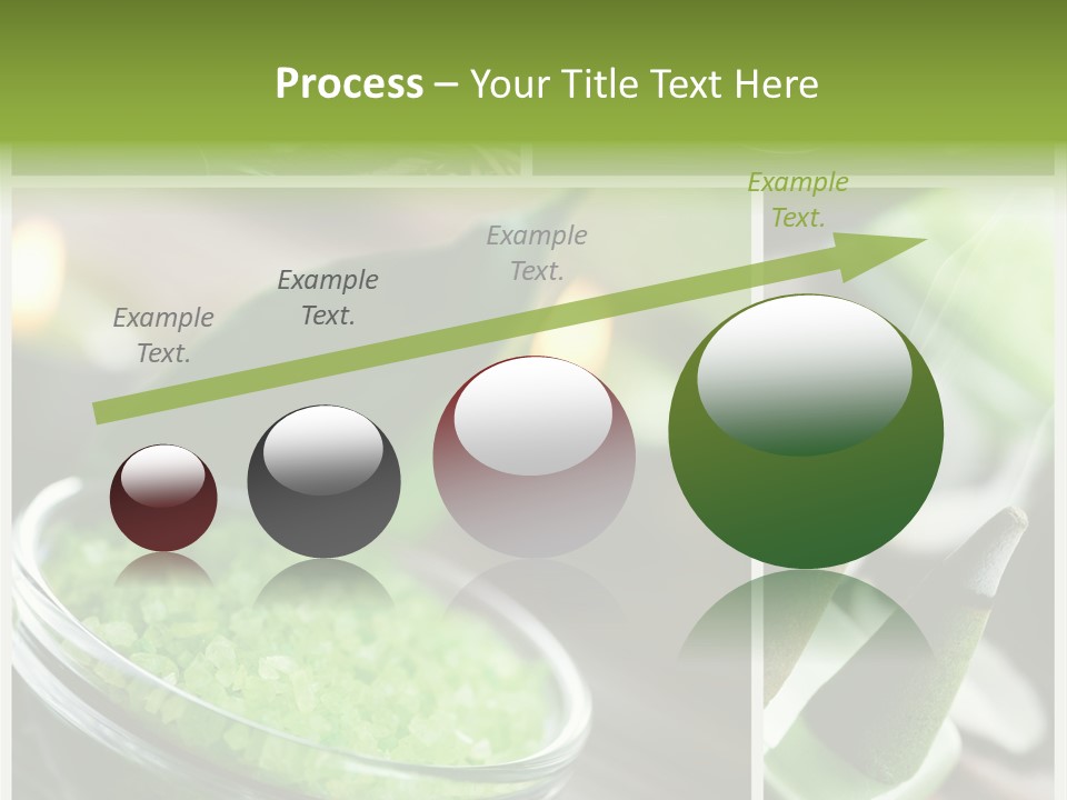 Closeup White Healthy PowerPoint Template