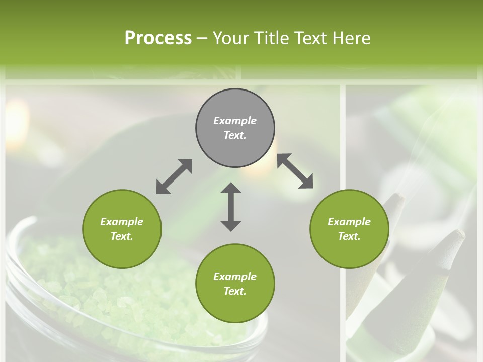 Closeup White Healthy PowerPoint Template