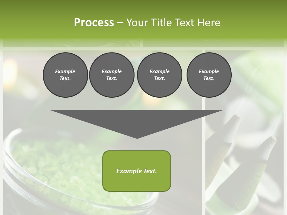 Closeup White Healthy PowerPoint Template