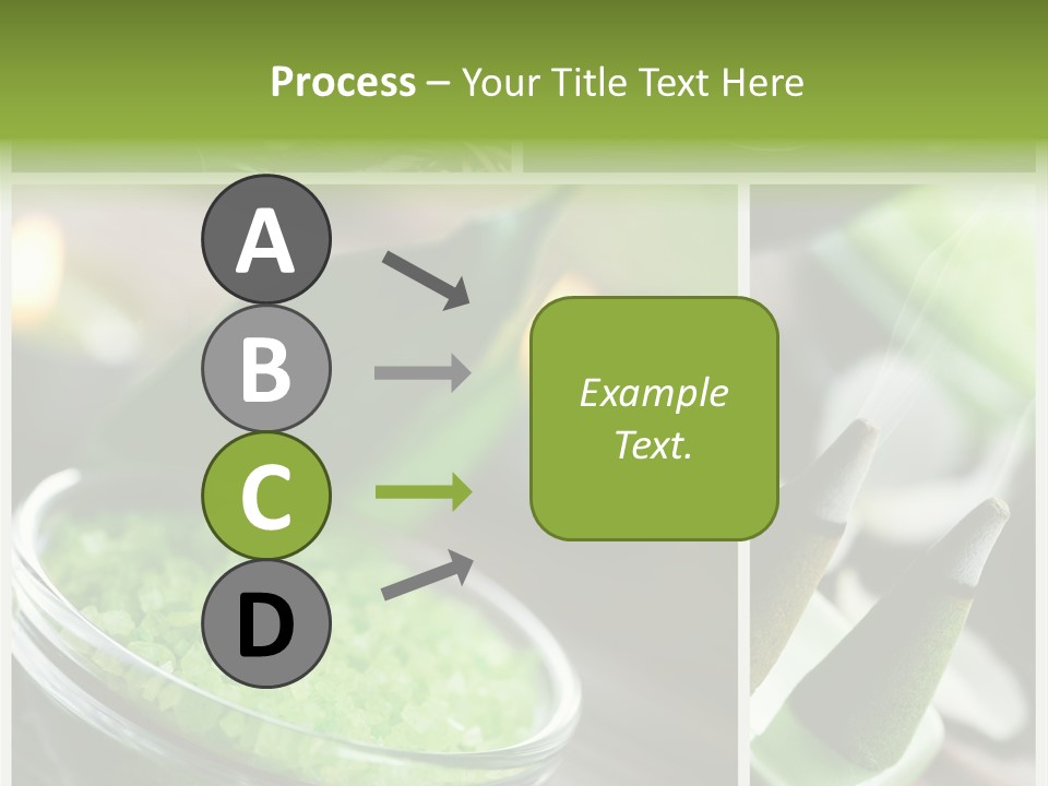 Closeup White Healthy PowerPoint Template