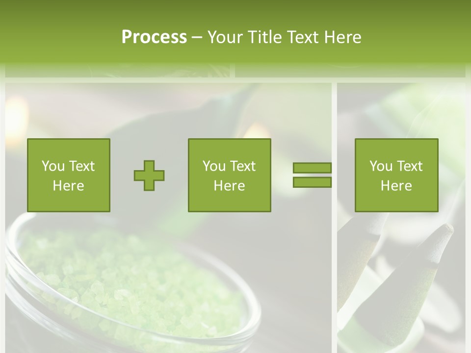 Closeup White Healthy PowerPoint Template