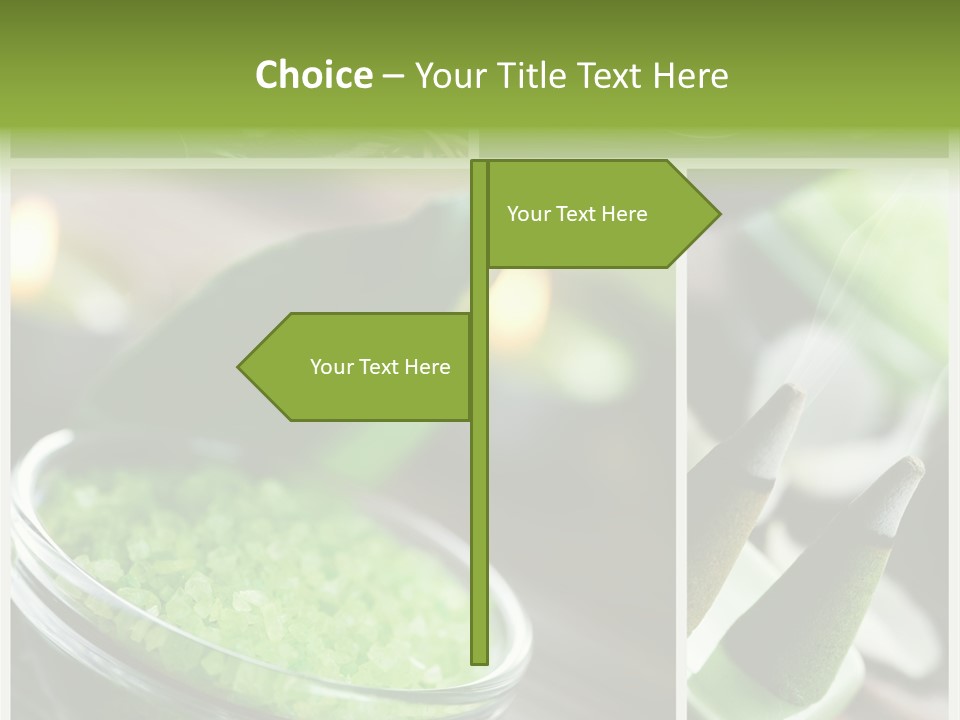 Closeup White Healthy PowerPoint Template