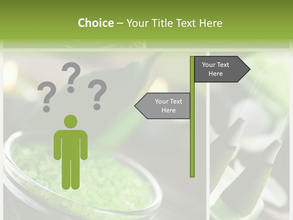 Closeup White Healthy PowerPoint Template