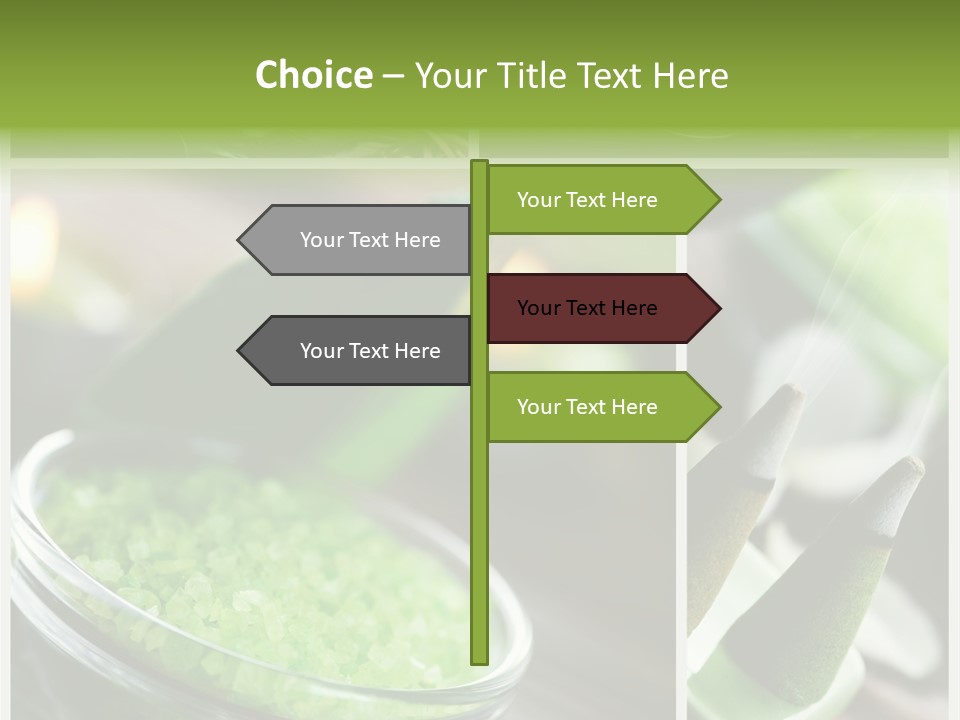 Closeup White Healthy PowerPoint Template