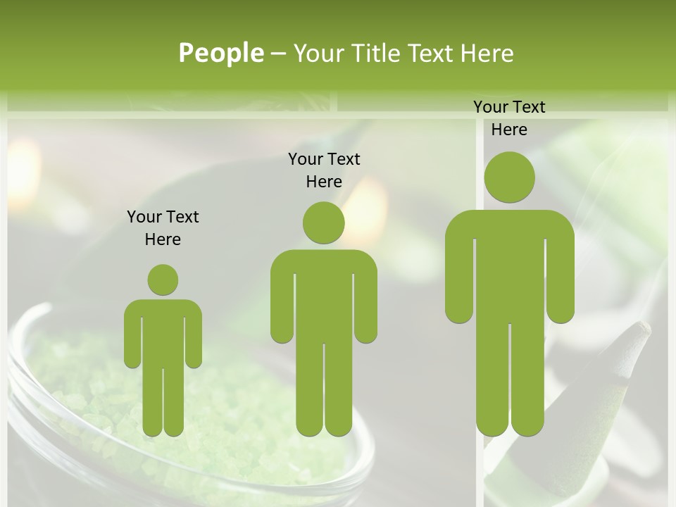 Closeup White Healthy PowerPoint Template