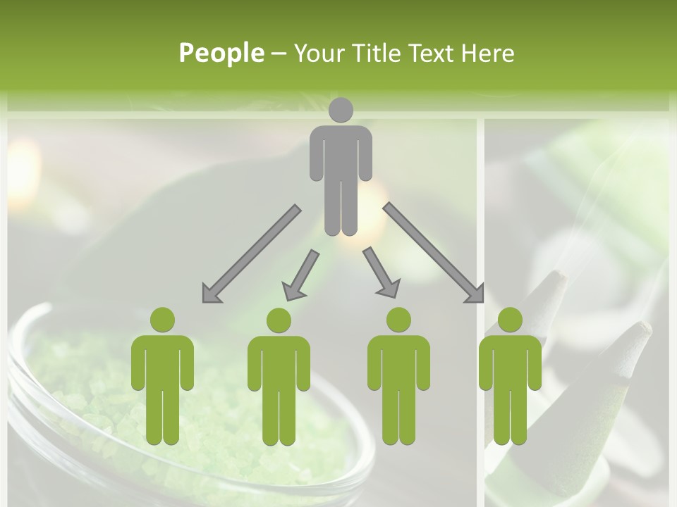 Closeup White Healthy PowerPoint Template